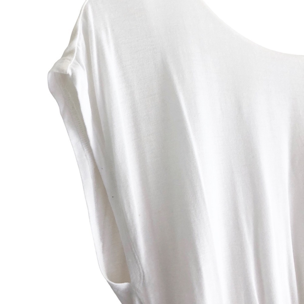 Alice & Olivia Black White Short Sleeve Maxi Dress Small - Picture 9 of 16